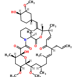 Tacrolimus Diene Impurity structure, CAS 104987-16-8
