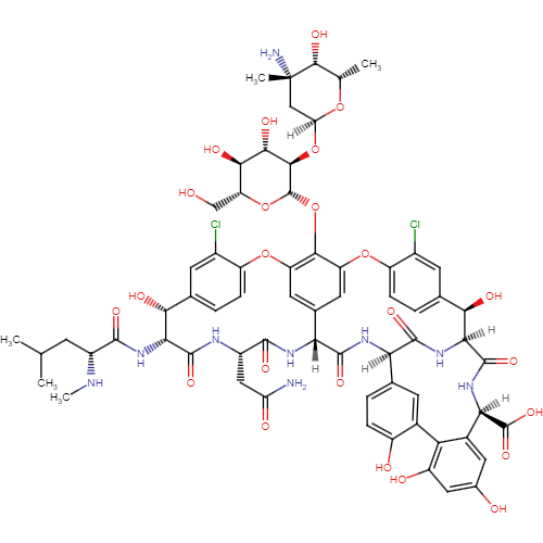 Vancomycin Impurity J structure, CAS 2416251-24-4