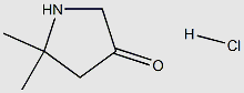5,5-dimethylpyrrolidin-3-one hydrochloride structure, CAS 1247867-80-6
