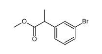 Methyl 2-(3-broMophenyl)propanoate structure, CAS 80622-53-3