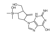 4-Dimethylsilyl Entecavir structure, CAS 870614-82-7