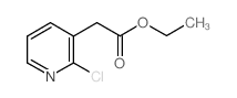 3-Pyridineacetic acid, 2-chloro-, ethyl ester structure, CAS 164464-60-2
