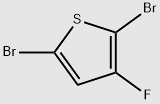 Thiophene, 2,5-dibromo-3-fluoro- structure, CAS 32431-85-9