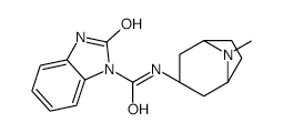 N-((3-endo)-8-Methyl-8-azabicyclo[3.2.1]octan-3-yl)-2-oxo-2,3-dihydro-1H-benzo[d]imidazole-1-carboxamide structure, CAS 123258-84-4