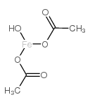 醋酸铁 structure, CAS 10450-55-2