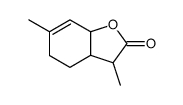2-(2-HYDROXY-4-METHYL-3-CYCLOHEXENYL)PROPIONICACIDGAMMA-LACTONE structure, CAS 57743-63-2