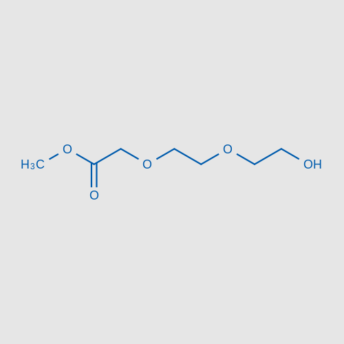 Acetic acid, 2-[2-(2-hydroxyethoxy)ethoxy]-, methyl ester structure, CAS 86520-57-2