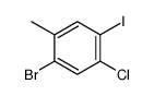 2-Bromo-4-chloro-5-iodotoluene structure, CAS 1349718-82-6