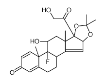 14,15-Dehydro Triamcinolone Acetonide structure, CAS 1260149-96-9