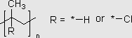 POLYPROPYLENE, CHLORINATED structure, CAS 68442-33-1