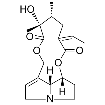 SENECIONINE structure, CAS 130-01-8