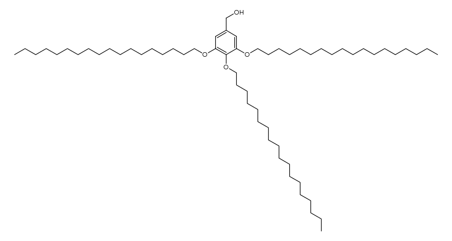 (3,4,5-Tris(octadecyloxy)phenyl)methanol structure, CAS 233281-31-7