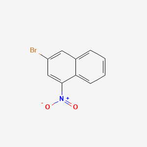 3-bromo-1-nitronaphthalene structure, CAS 102153-47-9