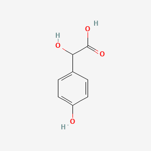 4-Hydroxyphenylglycolic acid structure, CAS 1198-84-1