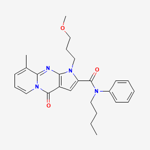 Solvent Yellow 98 structure, CAS 12671-74-8