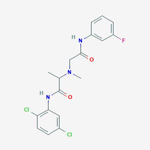 1,4-Bis(4-cyanostyryl)benzene structure, CAS 13001-40-6