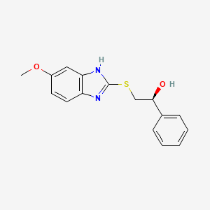 Perfluoro-2,5-dimethyl-3,6-dioxanonanoic acid structure, CAS 13252-14-7