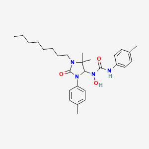 5-(2-Methylthioethyl)hydantoin structure, CAS 13253-44-6