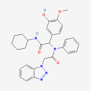 N-[(4-Methylphenyl)sulfonyl]phenylalanine structure, CAS 13505-32-3