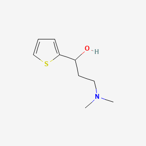 3-(Dimethylamino)-1-(2-thienyl)-1-propanol structure, CAS 13636-02-7