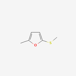 5-Methyl-2-(methylthio)furan structure, CAS 13678-59-6