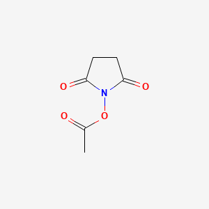 1-(Acetoxy)pyrrolidine-2,5-dione structure, CAS 14464-29-0