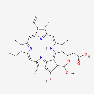 Pheophorbide A structure, CAS 15664-29-6