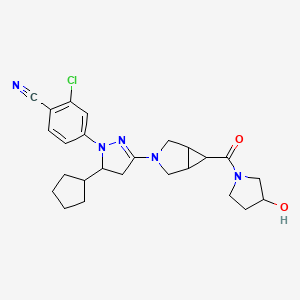 3,5-Diiodo-D-tyrosine structure, CAS 16711-71-0