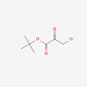 tert-Butyl 3-bromo-2-oxopropanoate structure, CAS 16754-73-7