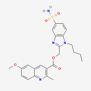 4-Chloro-8-methyl-2-(trifluoromethyl)quinoline structure, CAS 1701-25-3