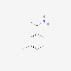 (R)-1-(3-Chlorophenyl)ethanamine structure, CAS 17061-53-9