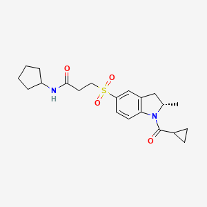 (S)-N-Cbz-Valinenitrile structure, CAS 17343-55-4