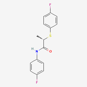 (S)-2-Acetamido-3-(4-nitrophenyl)propanoic acid structure, CAS 17363-92-7