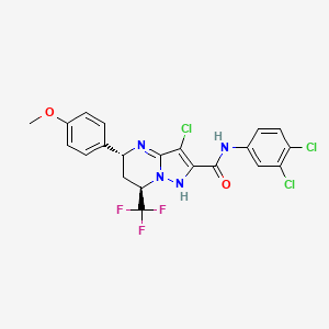 6-Methoxy-1,2,3,4-tetrahydro-9H-pyrido[3,4-b]indole-1-carboxylic acid structure, CAS 17952-63-5