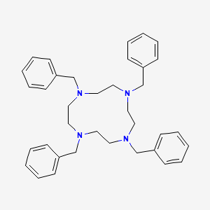 1,4,7,10-Tetrabenzyl-1,4,7,10-tetraazacyclododecane structure, CAS 18084-64-5