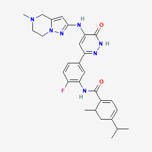 2-Methyl-1-(1,1,2,2-tetrafluoroethoxy)propane structure, CAS 18180-34-2