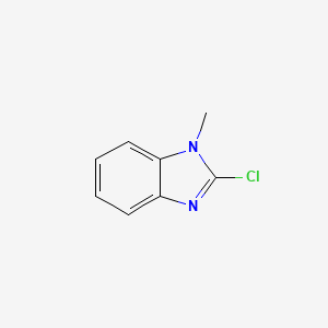 2-Chloro-1-methyl-1H-benzoimidazole structure, CAS 1849-02-1