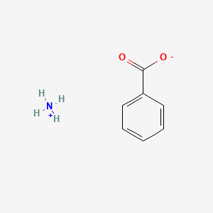 Ammonium benzoate structure, CAS 1863-63-4