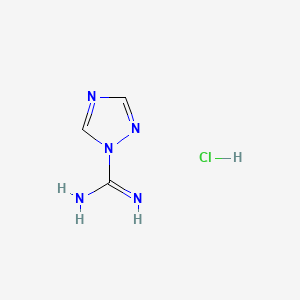 1H-1,2,4-Triazole-1-carboxamidine hydrochloride structure, CAS 19503-26-5