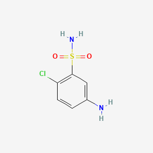 5-Amino-2-chlorobenzenesulfonamide structure, CAS 2015-19-2