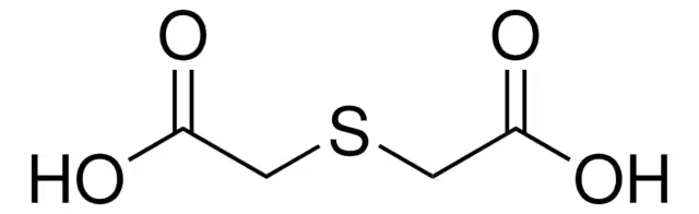 Thiodiglycolic acid structure, CAS 123-93-3
