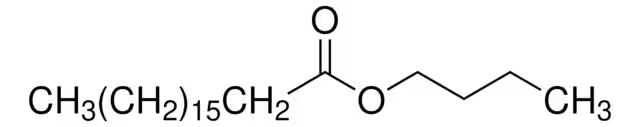 Butyl stearate structure, CAS 123-95-5