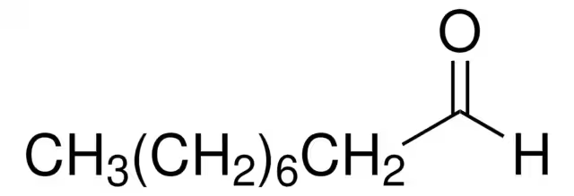 1-Nonanal structure, CAS 124-19-6