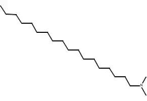 N,N-Dimethyloctadecylamine structure, CAS 124-28-7