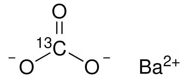 BARIUM CARBONATE-13C structure, CAS 51956-33-3