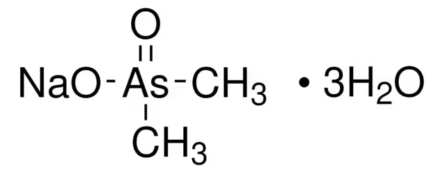 Sodium dimethylarsinate structure, CAS 124-65-2