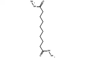 Decanedihydrazide structure, CAS 125-83-7