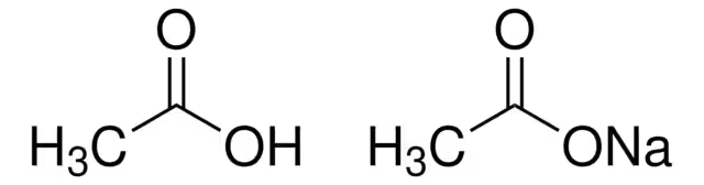 Sodium diacetate structure, CAS 126-96-5