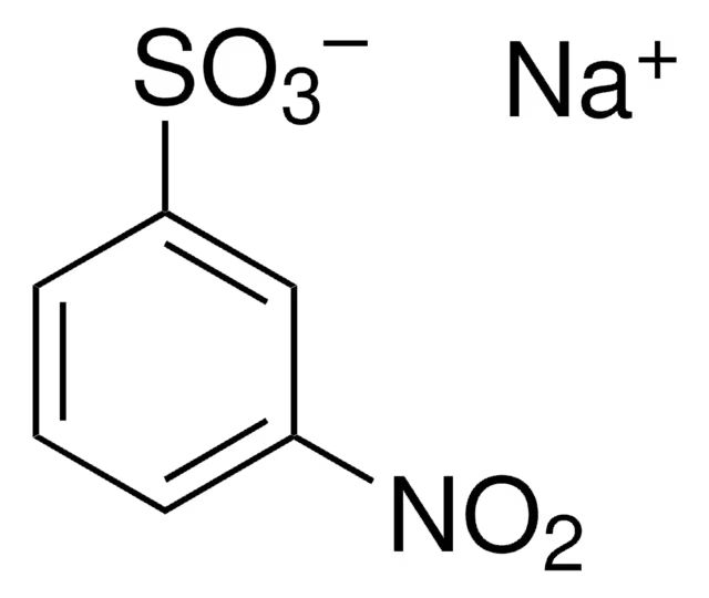 Sodium 3-nitrobenzenesulphonate structure, CAS 127-68-4