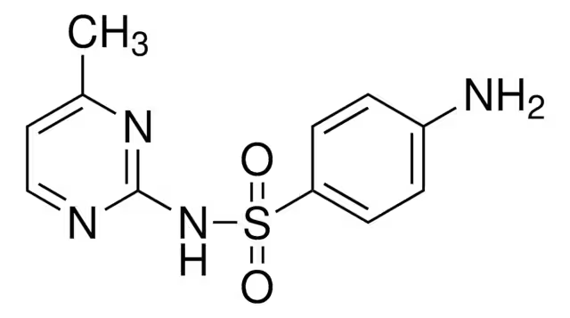 Sulfamerazine structure, CAS 127-79-7